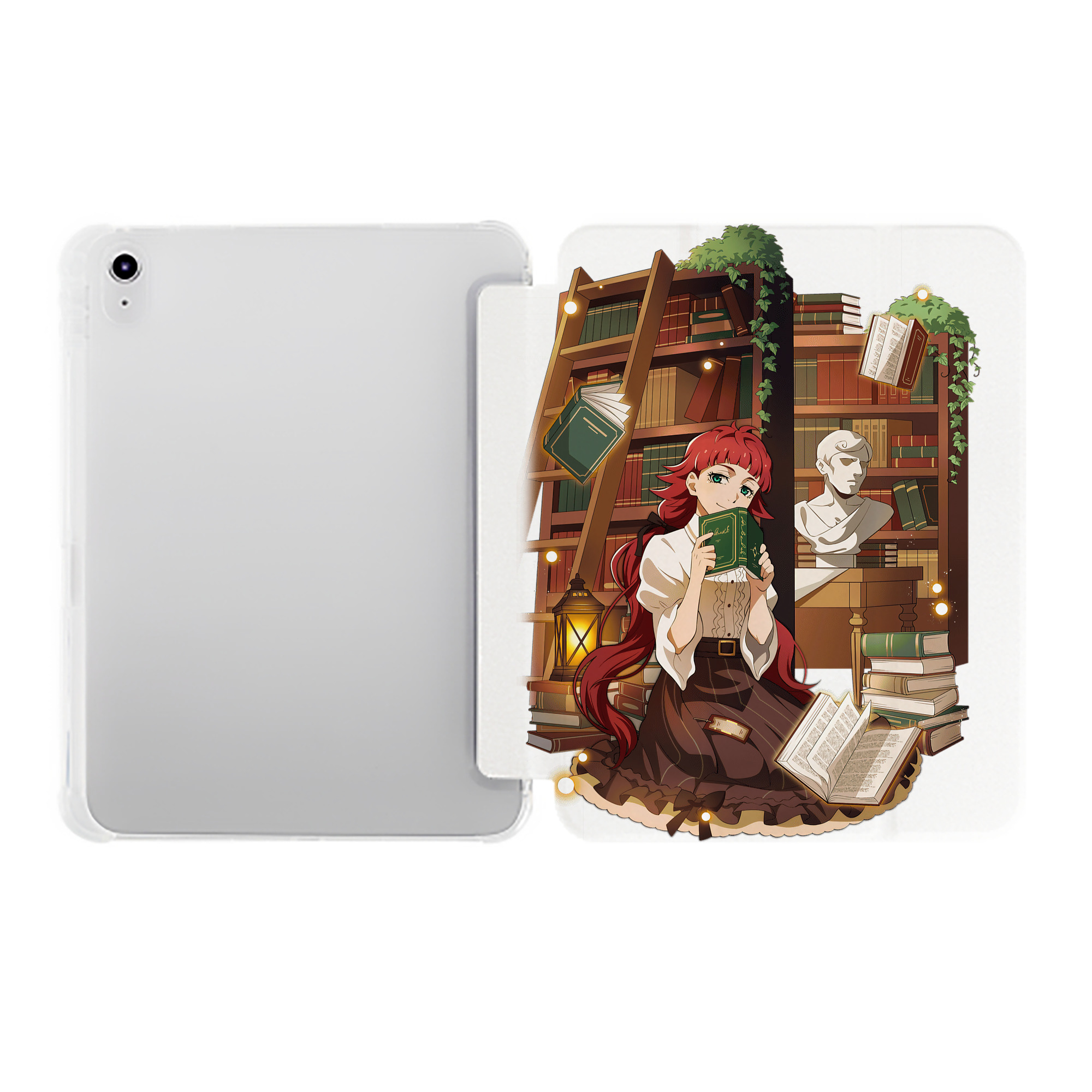 （画像用） 文豪ストレイドッグス Bungo Stray Dogs IPad ケース ペン収納付き 三つ折りスタンド PUレザー×シリコン 対応機種9.5/10.5/10.9インチ